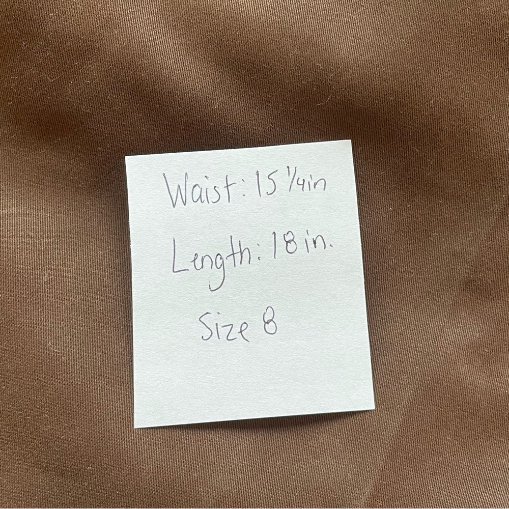 Lizgolf AUDRA GOLF SHORTS BROWN SIZE 8 - Picture 2 of 5